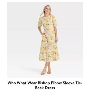 Who What Wear Bishop Elbow Dress (M)
